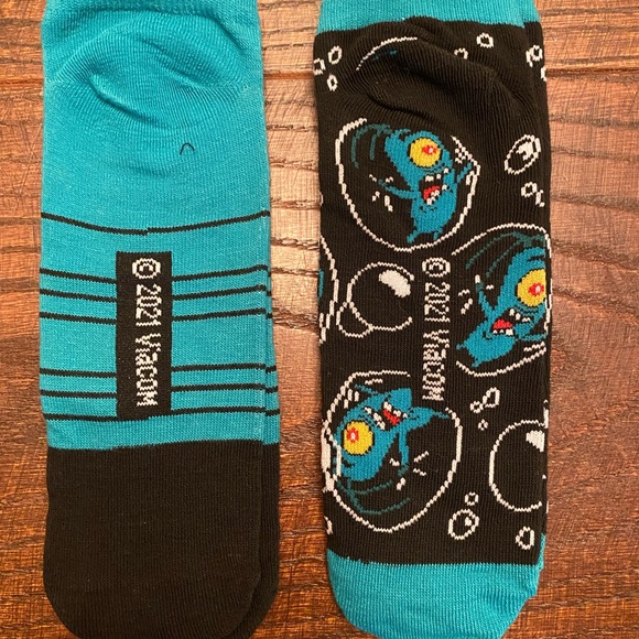 Sponge Bob Square Pants Socks, Ren & Stimpy, Cat Dog Rugrats Hey Arnold Socks - Picture 10 of 12